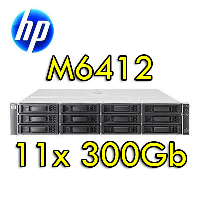 Rnw365 Storage HP M6412A Fibre Channel Drive Enclosure AG638-63011 con 3.6 Tera 12x300Gb
