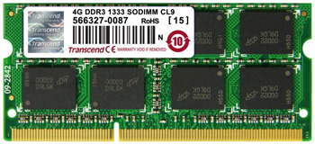 Rnw365 Memoria per Notebook 4GB PC3-12800 DDR3 1600 204-Pin SO-DIMM [Nuova]