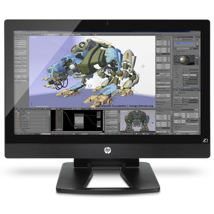 Rnw365 Workstation All in One HP Z1 G2 E3-1280 V3 16GB 256GB SSD DVD-RW 27  Quadro K3100M 4GB Win 10 Pro [Grade B]