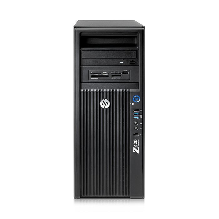 Rnw365 Workstation HP Z420 Xeon Quad Core E5-1620 3.6GHz 16GB 512GB Nvidia Quadro K600 1GB Win 10 Pro [Grade B]