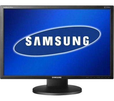 Rnw365 Monitor PC LCD 24â  Samsung SyncMaster 2443BW Wide MagicBright3 Risoluzione 1920 x 1200  PIVOT