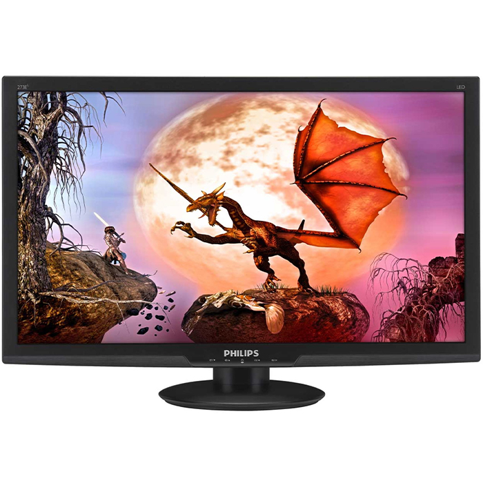 Rnw365 Monitor Philips 273E3L 27 Pollici 1920x1080 Full-HD VGA DVI Black