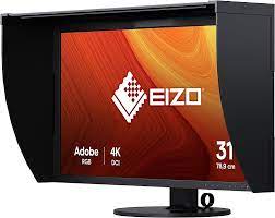 EIZO ColorEdge CG-Serie 31 / 17:9 / 4K-DCI / 4096x2160 / wide gamut / IPS LCD / sensore di calibrazione / 350 cd/sqm / 2xDisplay Port / 2xHDMI / incl. ColorNavigator / nero