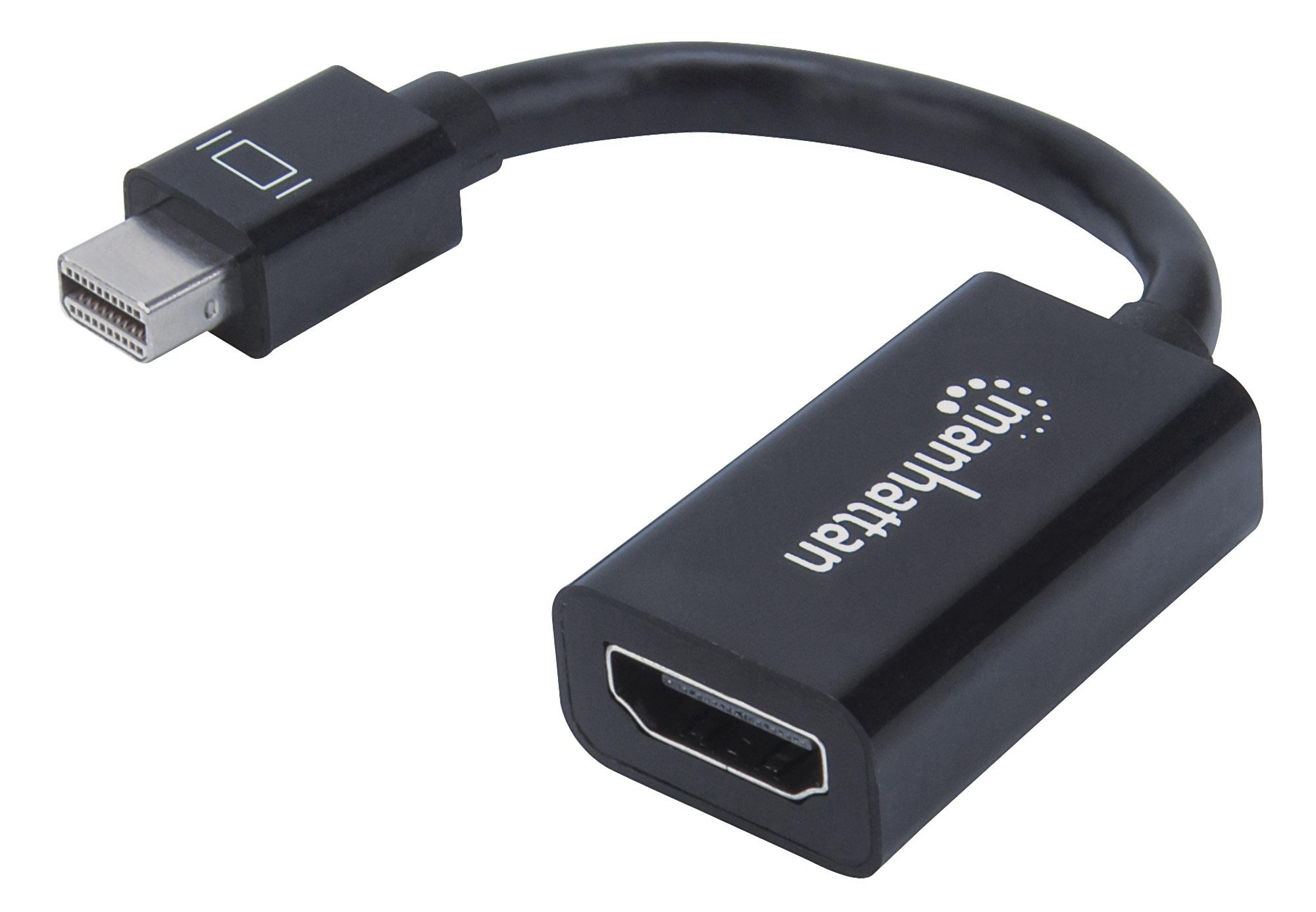 Adattatore Mini DisplayPort a HDMI Passivo Nero