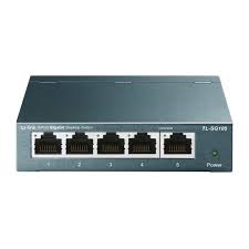 SWITCH 5P Gigabit TL-SG105 Metal Supports GMP Snooping IEEE802.1p QoS, Plug&Play -Garanzia 3 anni