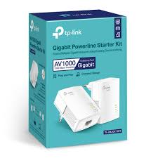 POWERLINE 1000M TL-PA7017 KIT- Data rate - HomePlug AV2-1P Gigabit Ethernet - Conf.2pcs-Gar.3 anni-