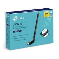 Wireless Scheda di Rete Usb2.0 AC600 Dual Band Archer T2U Plus 200Mbps a 2.4Ghz + 433Mbps a 5Ghz 1 ant.