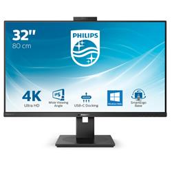 Philips LCD Desktop 31.5 IPS 4K USB-C DOCKING MONITOR ERGONOMICO 350 CD/M2 CONTRASTO 1000:1 ADAPTIVE SYNK DISPLAYPORT 2 HDMI 2.0 USB-C 4 USB 3 2 RJ 45