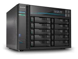 ASUSTOR NAS 10 BAY DeskTop 10x 2.5/3.5 Hdd/SSD Xeon QC E-2224 3.4GHz 8GB DDR4 ECC (Max. 32G) 1x10Gbe + 3x2.5Gbe 5Y