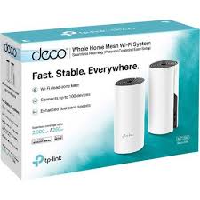 Wireless ROUTER AC1200 Whole-Home DECO M4(2-pack) DualBand Qualcomm 2P Gigabit 2 ant.int.-MU-MIMO