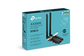 Wireless Scheda di Rete Pci Express AX3000 Archer TX50E 574Mbps a 2.4Ghz + 2402Mbps a 5Ghz Bluetooth 5.0 MU-MIMO, WPA3