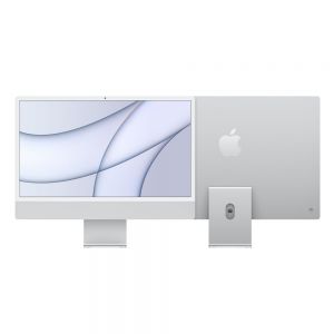 24-inch iMac with Retina 4.5K display M1 chip with 8-core CPU and 8-core GPU, 256GB - Silver