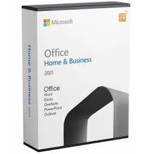 MICROSOFT OFFICE 2021 HOME&BUSINESS WIN+MAC MEDIALESS Boxed