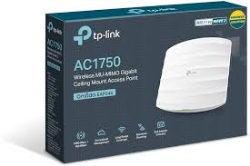 Omada Wireless N Access Point 1750M DualBand EAP245 1P Giga Lan 802.3af PoE, Multi-SSID, 6 antenne interne