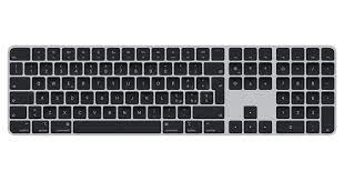 Magic Keyboard with Touch ID and Numeric Keypad for Mac models with silicon - Black Keys - Italian