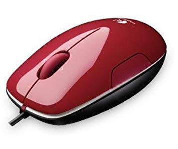 LOGITECH Mouse LASER LS1 USB ROSSO