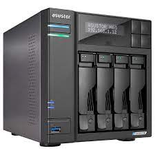 ASUSTOR NAS 4 Bay Desktop 4x 2.5-3.5 HDD-SSD 4xM.2 NVME N5105 QC 2.0Ghz 4GB DDR4 (Max.16GB) 2x2.5Gbe 3Y