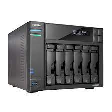 ASUSTOR NAS 6 Bay Desktop 6x 2.5/3.5 HDD/SSD 4xM.2 NVME N5105 QC 2.0Ghz 8GB DDR4 (Max.16GB) 2x2.5Gbe 3Y