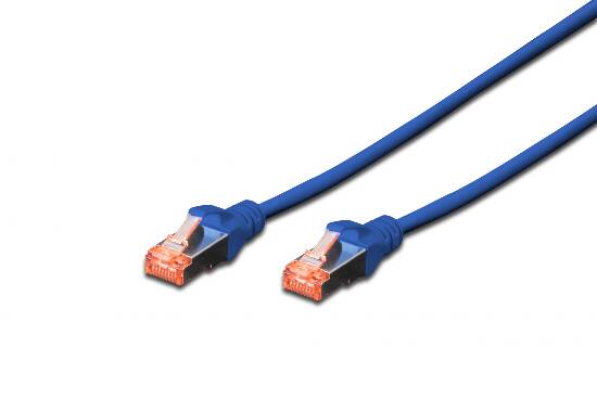 Cavo di rete Digitus SFTP cat 6 doppia schermatura 1m blu