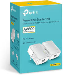 POWERLINE 500M TL-PA411KIT Mini size Starter Kit Conf.2PZ -Multistreaming -Garanzia 3 anni-