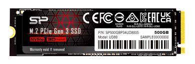 SP SSD M.2(2280) 500GB UD80 PCIE3X4-NVME 1.4