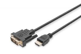 CAVO HDMI 19 POLI TIPO A MASCHIO - DVI-D 18+1 POLI MASCHIO MT. 10