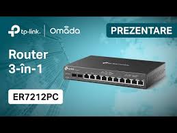 Omada ROUTER VPN Gigabit ER7212PC con 8P PoE+ da 110W 3 in 1 (router, switch PoE+, controller)