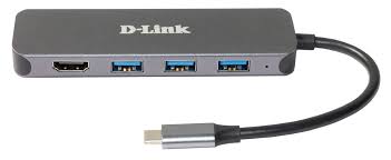 D-LINK Docking station - USB-C / Thunderbolt 3 - HDMI