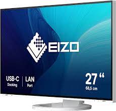 EIZO FlexScan Ultra-Slim-Monitor 27 / 16:9 / 2560x1440 / 350 cd/sqm / 178/178 / IPS LCD / USB-C / Display Port / HDMI / USB hub 2/4 / USB-C Daisy Chain / Auto EcoView / bianco