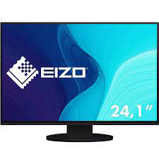 EIZO FlexScan Ultra-Slim-Monitor 24 / 16:10 / 1920x1200 / 350 cd/sqm / 178/178 / IPS LCD / USB-C / Display Port / HDMI / USB hub 2/4 / USB-C Daisy Chain / Auto EcoView / nero 