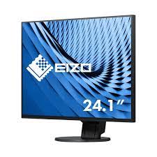 EIZO FlexScan Ultra-Slim-Monitor 24 / 16:10 / 1920x1200 / 350 cd/sqm / 178/178 / IPS LCD / Display Port / HDMI / DVI-D / DSub / USB hub 1/2 / Auto EcoView / nero