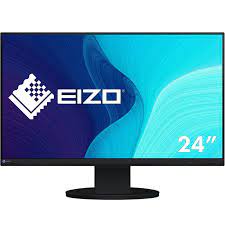EIZO FlexScan Ultra-Slim-Monitor 24 / 16:9 / 1920x1080 / 250 cd/sqm / 178/178 / IPS LCD / USB-C / Display Port / HDMI / USB hub / Auto EcoView / nero