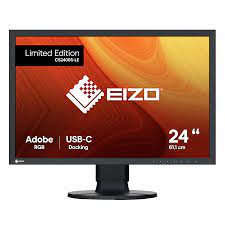 EIZO ColorEdge CS-Serie 24 / 16:10 / 1920x1200 / wide gamut / IPS LCD / 410 cd/sqm / USB-C / Display Port / HDMI / DVI-D / incl. ColorNavigator / nero