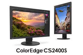 EIZO ColorEdge CS-Serie 24 / 16:10 / 1920x1200 / wide gamut / IPS LCD / 410 cd/sqm / USB-C / Display Port / HDMI / DVI-D / incl. ColorNavigator / nero