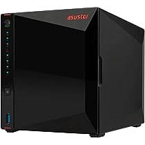 ASUSTOR NAS 4 BAY  4 NVME DeskTop 2x 2.53.5 HddSSD N5105 QC 2.0GHz 4GB DDR4 (Max.16Gb) 2x2.5Gbe 3Y