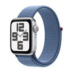 Watch SE GPS 40mm Silver Aluminium Case with Winter Blue Sport Loop