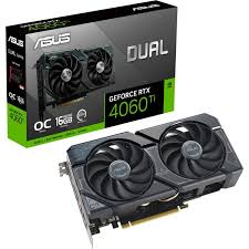 VGA ASUS DUAL-RTX4060TI-O16G NVIDIA PCIE4.0 16GDDR6 128BIT 2595MHZ-O.C. HDMI 3XDP HDCP 2,5SLOT