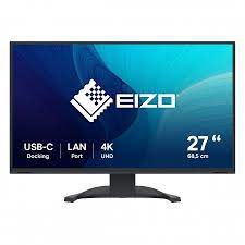 EIZO FlexScan 4K-UHD-Monitor 27 / 16:9 / 3840x2160 / 350 cd/sqm / 178/178 / IPS LCD / USB-C / Display Port / 2xHDMI / USB hub / Auto EcoView / nero
