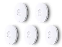 Omada Kit Wireless N Access Point AX1800 DualBand EAP613(5-Pack)802.3at POE 12V CC MU-MIMO 2 antenne int.(adatt.NON INCL.)