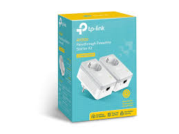 POWERLINE 500M TL-PA4010PKIT IT- AC Pass-through HomePlug AV-Supp.Multiple IPTV streams, Nano size-Conf.2pcs-Gar.3 anni-