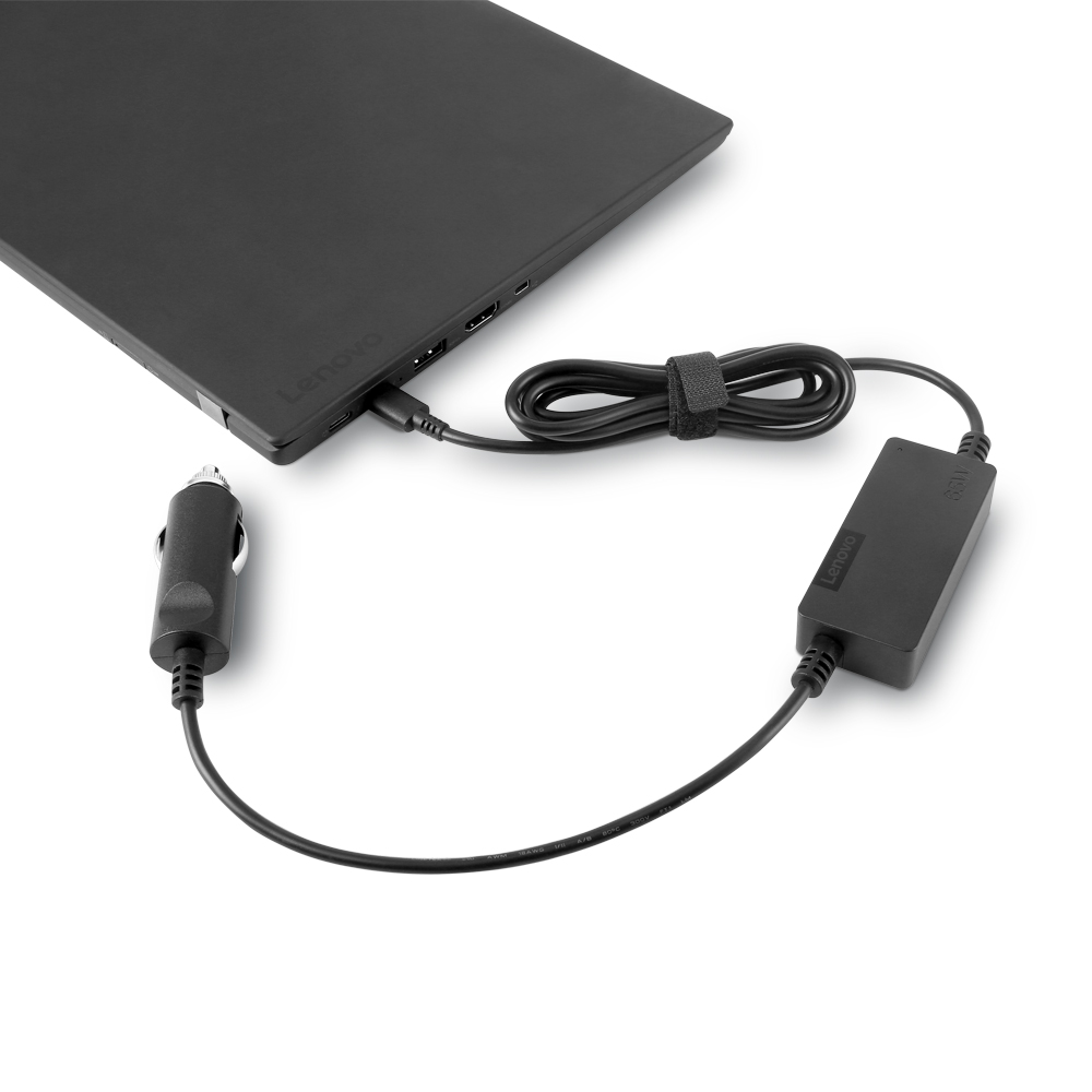 Lenovo 65W USB-C DC Travel Adapter [Alimentatori da viaggio]