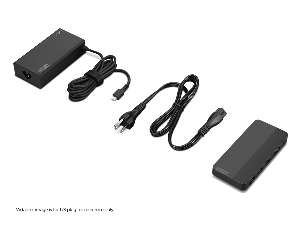 Lenovo USB-C Dual Display Travel Dock with 100W Adapter_EU [Docking Type C]