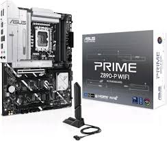 ASUS MB PRIME Z890-P WIFI Z890 LGA1851 4XDDR5DC-7600O.C. 1XPCIE5.0X16 DP HDMI 4XSATA3R 4XM.2 USB3.2 WI-FI BT ATX