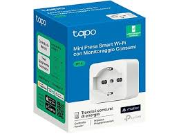 MINI PRESA Wi-Fi SMART TP-LINK TP15 presa tipo L 100/240 V carico massimo 10A 50/60Hz
