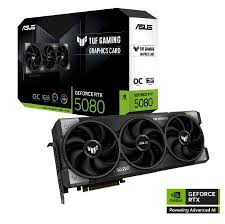 SVGA ASUS TUF-RTX5080-O16G-GAMING NVIDIA 16GBDDR7 256BIT 2730MHZ-O.C.PCIE5.0 2XHDMI 3XDP