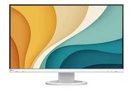 EIZO FlexScan Ultra-Slim-Monitor 27 / 16:9 / 2560x1440 / 350 cd/sqm / 178/178 / IPS LCD / USB-C / Display Port / HDMI / USB hub 1/4 / Auto EcoView / bianco