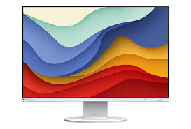 EIZO FlexScan Ultra-Slim-Monitor 24 / 16:10 / 1920x1200 / 350 cd/sqm / 178/178 / IPS LCD / Display Port / HDMI / DVI-D / DSub / USB hub 1/2 / Auto EcoView / bianco