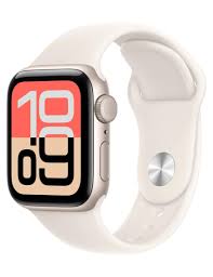 Apple Watch SE 3Â GPS 40mmÂ Starlight Aluminium Case with Starlight Sport Band - M/L