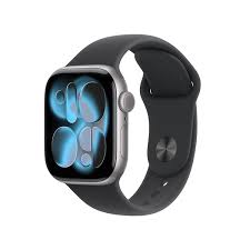 Apple Watch Series 11Â GPSÂ 42mmÂ Space Grey Aluminium Case with Black Sport Band - S/M