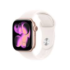 Apple Watch Series 11Â GPSÂ 42mmÂ Rose Gold Aluminium Case with Light Blush Sport Band - M/L